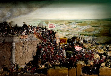 Austro-Turkish War in 1683 (diorama model)