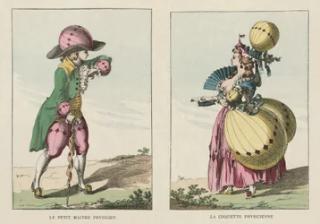 Balloon-inspired costumes, late 18th century