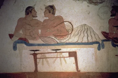 Banquet Attended by the Deceased (detail)