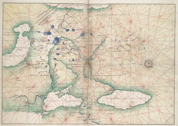 Battista Agnese, Portolan Atlas (Italy ca. 1550)