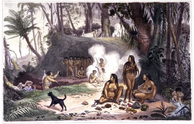 Brazil. Cabocle Indian Camp in Cantagallo