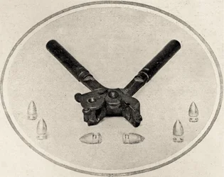 Bullet caster used in the 19th century