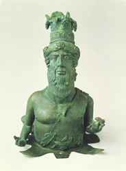 Bust of Dionysus-Sabazius, from Pompeii