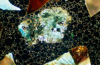 MMC ceramic particles in a steel matrix