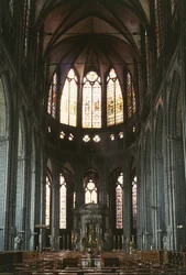 Central Nave in Cathedral of Our Lady Tournai
