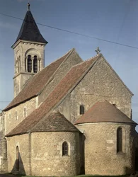 Church of St. Martin, Vic, Berry, France, built in 12th century