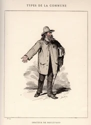 Commune of Paris: costume of ORANER DE Boulevard (24) in 