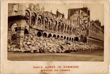 Commune of Paris (1871) Seen from the Destroyed Ministry of Finance