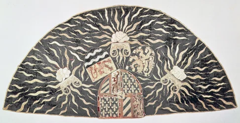 Cope of black velvet with applied embroidery bearing the arms of the Duke of Burgundy, southern Netherlands, c.1476