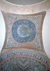 Cross set against the night sky, decoration of the cupola, 5th century