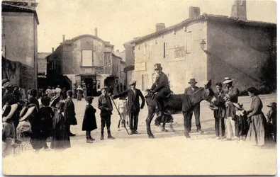 Donkey tower around 1900, Carcassonne