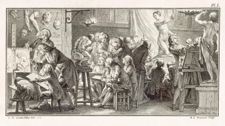 Drawing Class, illustration from 