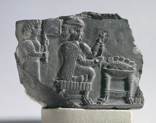 Elamite woman spinning