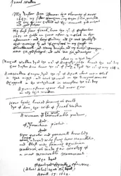 Entries by Izaak Walton on his copy of the Book of Common Prayer, after 1662