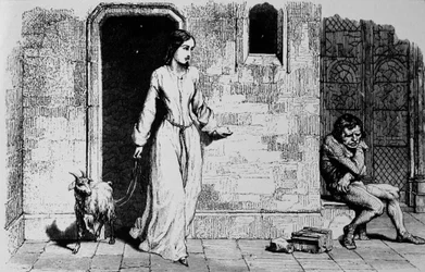 Esmeralda and Quasimodo