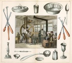 Fabrication, Cutlery: The Tinsmith, or Pewterer