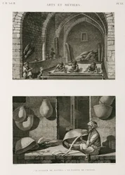 Fabrication, Other Mat-makers and basket-weavers, Egypt, c 1798