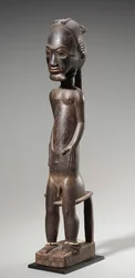 Figure pair, late 1800s to early 1900s