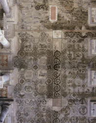 Floor of the early Christian Basilica of Aquileia, Udine