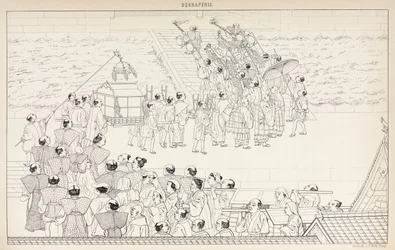 Funeral procession, Japan