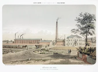 General Industrial Scenes Zinc Works at Mulheim an der Ruhr, Germany