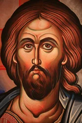 Greek Orthodox Icon Depicting Christ