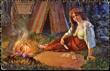 Gypsy fortune teller