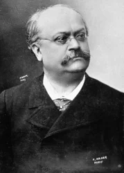 Half-length portrait of the French operetta composer Alexandre Charles Lecocq