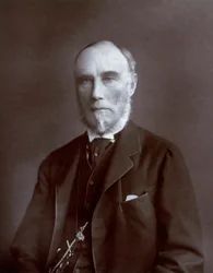 Half-length portrait of the Viceroy of the Indies Thomas Baring Count of Northbrook