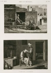 Hardware & Ironmongery Knife-grinder and barber, Egypt, c 1798