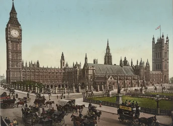 Houses of Parliament, London, c.1890-1900
