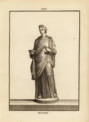 Hygieia, Greek and Roman Goddess of Health and Cleanliness