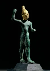 Idol of the Storm God Baal, from Syria, Bronze Age (c.1350-1250 BC)