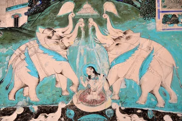 Chitra Shala Palace Fresco