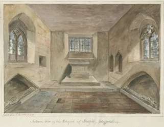 Interior of Statfold Chapel