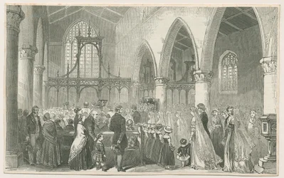 Interior of Trentham Church