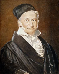 Johann Carl Friedrich Gauss, Print c. 1830