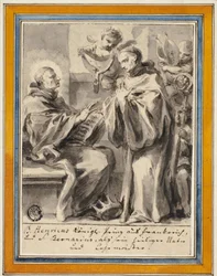 King Henry of France and Saint Bernard of Clairvaux