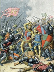 King John II the Good at the Battle of Poitiers