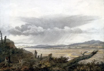 Landscape and cloud study by Luke Howard, c 1808-1811