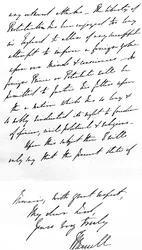 Letter from Prime Minister Lord John Russell to the Bishop of Durham, denouncing the aggression of the Pope by establishing Roman Catholic bishoprics in England, written at Downing Street, 4 November