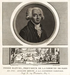 Louis Pierre Manuel, Writer, Procurer to the Commune of Paris, Guillotined 1793