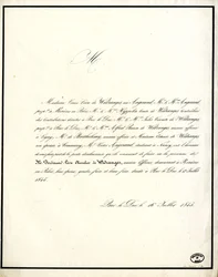 Madame Widow Léon de Widranges