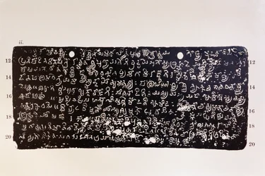 Mankani copper plate AD 595, India