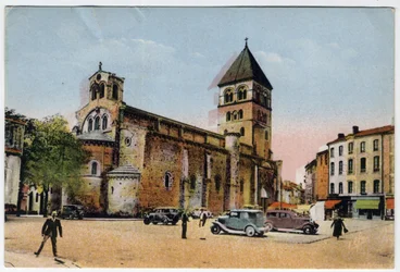 Saint Gaudens: Exterior View of the Collegial Church of Saint Peter and Saint Gaudens