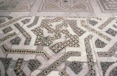 Mosaic flooring in Monreale Cathedral, Sicily