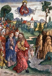 Moses Bringing Forth Water from the Rock