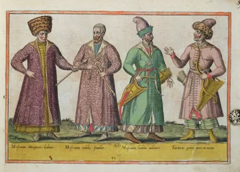 Muscovite and Tartar costume
