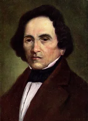 The German Composer Giacomo Meyerbeer, Illustration, Austria, c.1900