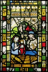 Nativity, Early 14th Century (detail)